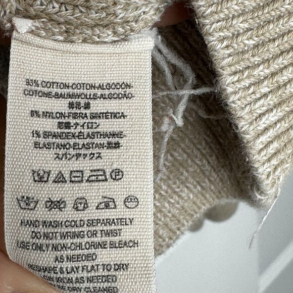 Free People Too Good Heathered Beige Knit Sweater - Picture 10 of 11